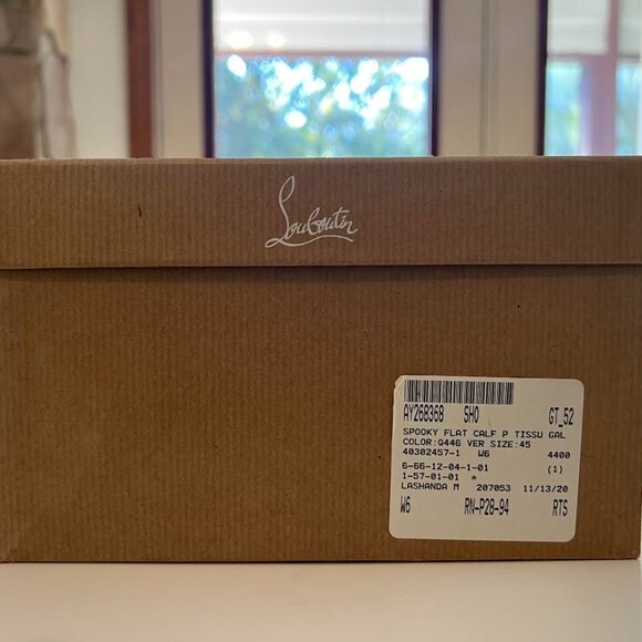 Christian Louboutin Men's Spooky Flat Calf Loafers 45 - Picture 12 of 14